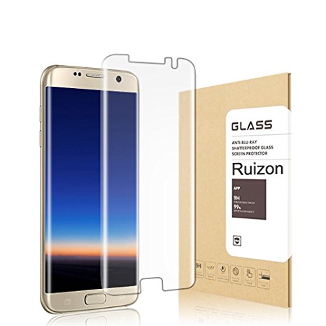 Galaxy S7 Edge Screen Protector, XKAUDIE [Full Coverage][Case Friendly][Bubble-Free][Anti-Scratch][No Lifted Edges] Wet Applied HD Clear Film Screen Protector for Samsung Galaxy S7 Edge