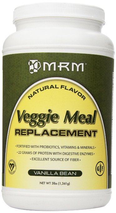 MRM Veggie Meal Replacement, Vanilla Bean, 3 Pound