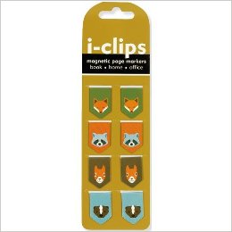 Woodland Friends i-clip Magnetic Page Markers (Set of 8 Magnetic Bookmarks)