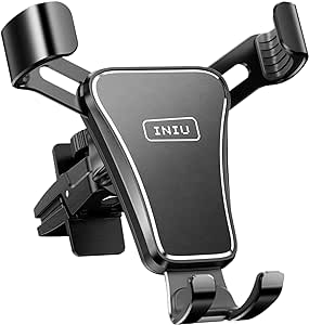 INIU Handyhalterung Auto, 360° Drehbar Car Phone Holder KFZ Handyhalterung fürs Auto kompatibel mit iPhone, Samsung Galaxy, Huawei, Xiaomi,usw.