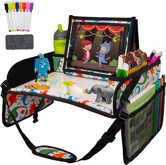 Lusso Gear Kids Travel Tray - Dinos