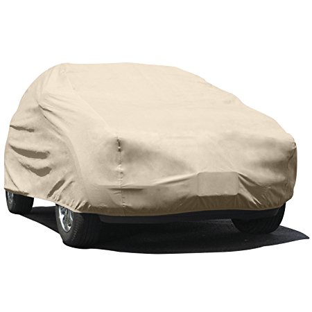 Budge Protector IV SUV Cover Size U1 Fits SUVs up to 186" Long (Tan, 4 Layers)