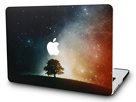 KEC MacBook Pro 13 Case 2017 & 2016 Plastic Hard Shell Cover A1706 / A1708 with/without Touch Bar (Lonely Tree)