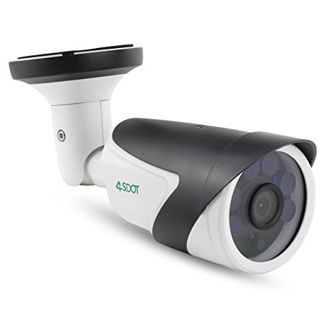POE IP Camera,Full HD 1080P Outdoor Security Camera 3.6mm 2MP Lens IP66 Waterproof Bullet Surveillance Camera with 15 Meter Night Vision,4sdot