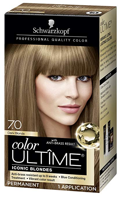 Schwarzkopf Color Ultime Hair Color Cream, 7.0 Dark Blonde (Packaging May Vary)