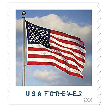 US Flag USPS Forever Stamps Book of 20 - 2016 New Release