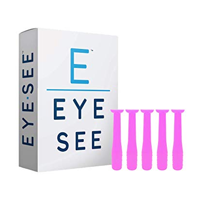 Eye See Hard Contact Lens Remover RGP Plunger - Allows for Easy Removal - Box of 5 - Pink