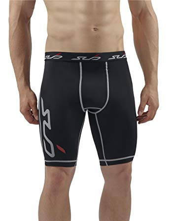 Sub Sports Mens Compression Running Shorts Trunks, Base Layer, All Season Use, Moisture Wicking Fabric