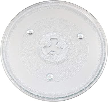10.5'' Microwave Glass Tray Compatible with Hamilton Beach - The Exact Replacement Part of 252100500497/HB-P90D23/HB-P90D23A/HBP90D23 - Dishwasher Safe