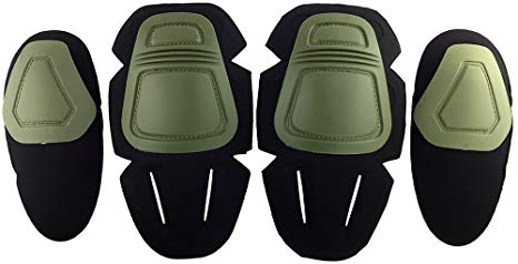 SportPro CM Protective Combat Knee and Elbow Pads Pack for G3 Pants – Olive Drab