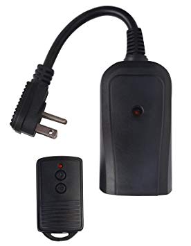 Coleman Cable 32555 2 Pack Outdoor Wireless Remote Control, Black