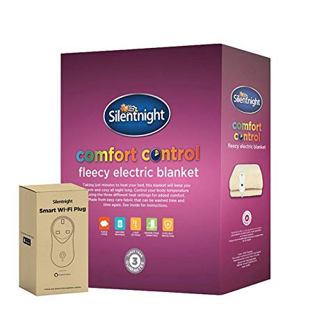 Silentnight Fleecy Electric Blanket & Smart Plug (Double)