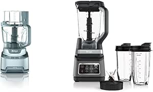 Ninja NF700C Professional XL Food Processor, 12-Cup Capacity   Ninja BN751C Professional Plus Blender DUO With Auto-iQ (72oz), Black