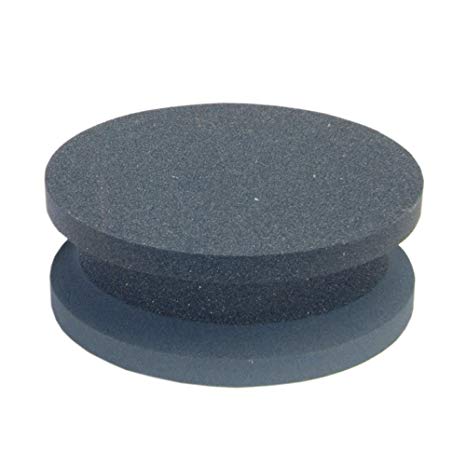 Norton 61463687570 Crystolon Machine Knife Stone; Coarse Grit Side For Sharpening and  Fine Side For Honing; Feature Groove Around the Middle To Secure Hold; Built For Use in Paper and Cloth Cutting Shops