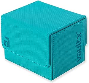 Vault X Exo-Tec Modular Sideloading Deck Box Module for 100  TCG Cards. Detachable Magnetic Lid. Fits Commander & Standard Trading Cards (Teal)