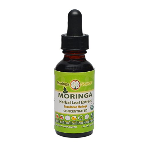 Moringa Liquid Extract - Organic - Alcohol Free - Antioxidant Energy Booster - Made in USA