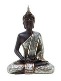 bombayjewel Thai Buddha Meditating Peace Harmony Statue 8H