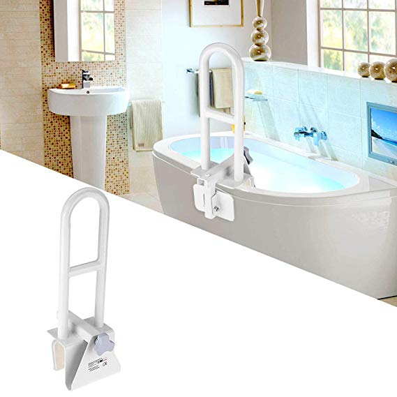 Bathtub Grab Bar, Bathtub Grab Rail - 50 cm/19.5 inch, Bath Tub Safety Rail Mobility Disability Aid, Bath Safety Bar Bathtub Rail Grab Bath Shower Handle Tub