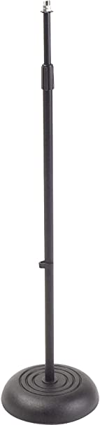Proline MS235 Round Base Microphone Stand Black