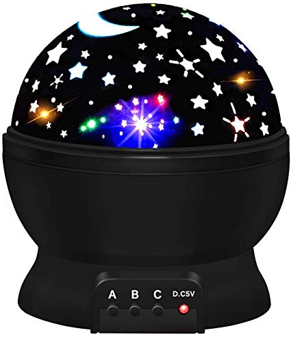 ATOPDREAM Star Night Lights for Kids, Star Night Light Projector for Kids Toys for 2-10 Year Old Boys Christmas Birthday Gifts Age 2-10 Stocking Stuffers Stocking Fillers Black TSUKXK06