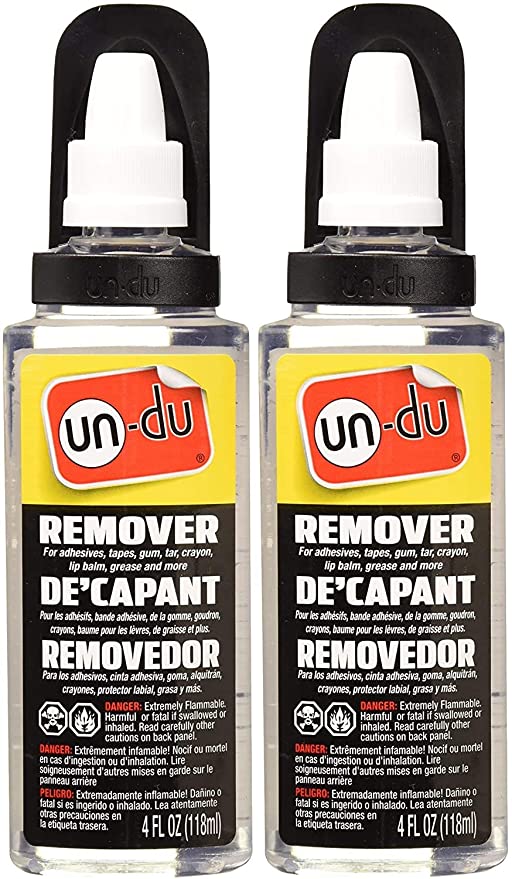 un-du Original Formula Sticker, Tape and Label Remover (Cannot Be Sold in California) - 4 Ounce (2-Pack)