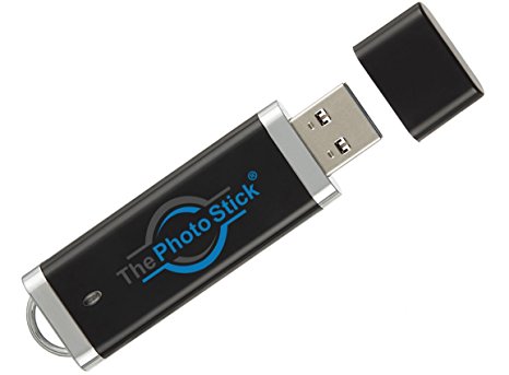 ThePhotoStick 8 -- Easy, One Click Photo and Video Backup, 8GB