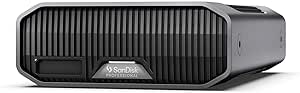 SanDisk Professional 18TB G-Drive Project - External HDD, Thunderbolt 3, USB (10Gbps), 7200RPM Ultrastar Hard Drive, Up to 260MB/s Read - SDPHG1H-018T-NBAAD