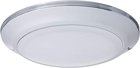 Westinghouse 6323000 LED Indoor/Outdoor Dimmable Surface Mount Wet Location, Chrome Finish with Frosted Lens