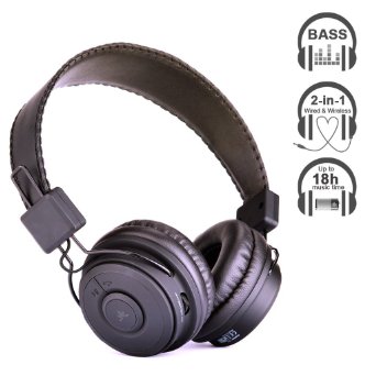 Avantree Dual Mode Student Use Bluetooth Stereo Headphones, Wired and Wireless,  Good Audio Quality, 18h music time, Universal for Smartphones Tablets PC - Hive