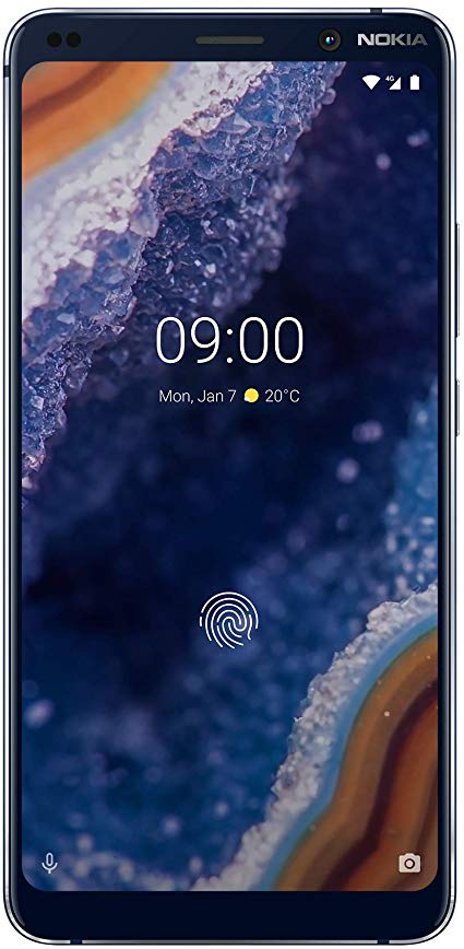 Nokia 9 PureView 5.99-Inch Android 9 Pie UK SIM-Free Smartphone with 6GB RAM and 128GB Storage - Blue