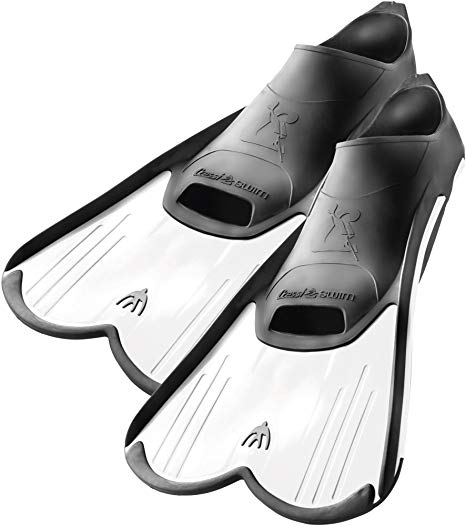 Cressi Light, Swim Fins for Men, Women and Kids, Short Training Fins for Swimming Italian Quality Since 1946