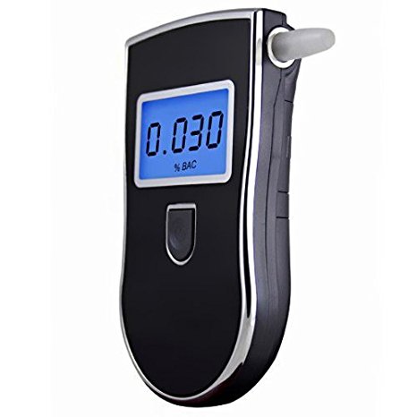 Pictek Breathalyzer, Accurate Alcohol Tester with LED Screen and 5 Pieces Mouthpieces, Professional Alcohol Breathalyzer Powered by AAA Battery
