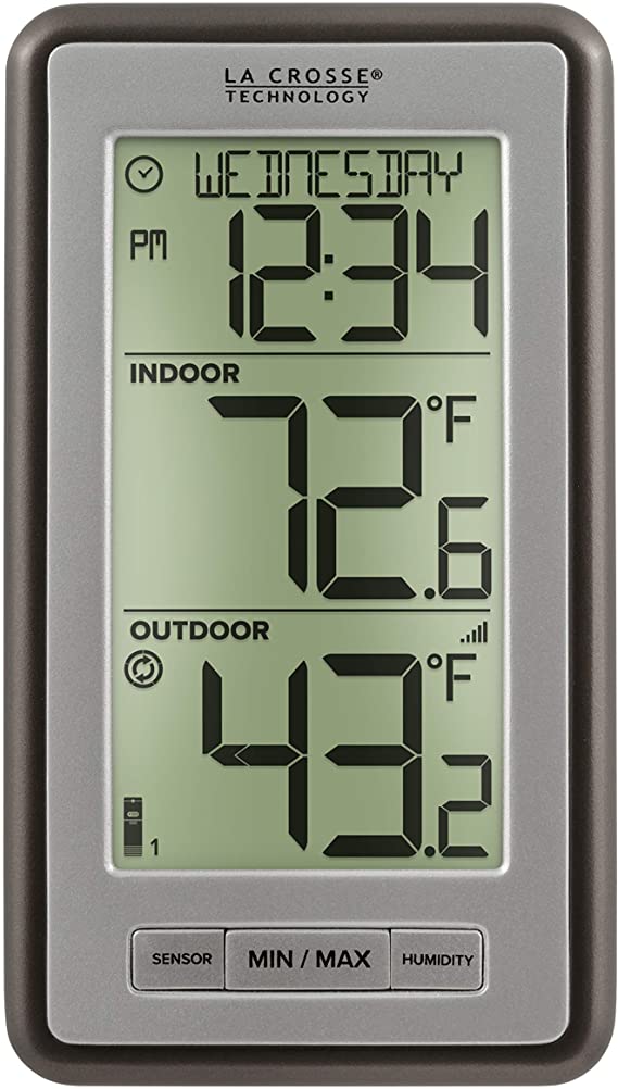 La Crosse Technology WS-9160U-IT Digital Thermometer with Indoor/Outdoor Temperature