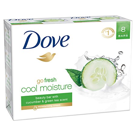 Dove go fresh Beauty Bar, Cool Moisture 4 oz, 8 bar