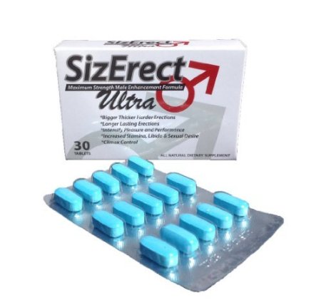 SizErect Ultra Advanced Formula - Maximum Strength Male Sexual Enhancement Pills - New and Improved Fast Acting Long Lasting Formula - Limited Supply 1
