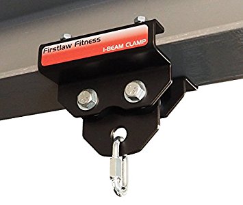 I-Beam Mount - (4.0" to 5.5" Wide I-Beam) - for Gymnastic Rings - Climbing Ropes - Heavy Bags - Lifetime Warranty - Made In The USA