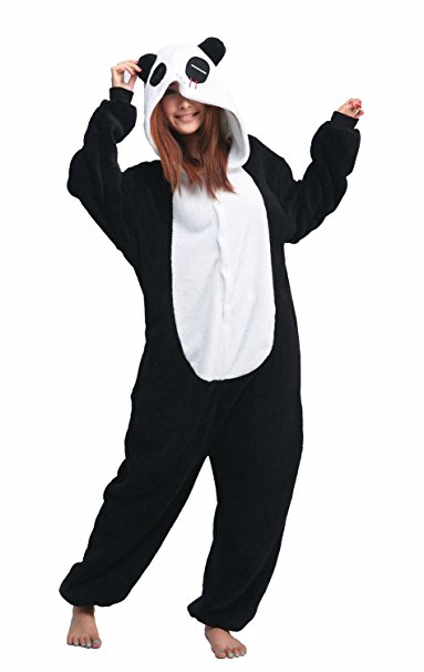 iNewbetter Panda Cartoon Animal Pajamas Cosplay Party Anime Costume Kigurumi