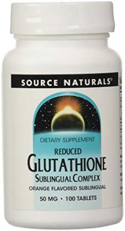 Source Naturals Glutathione Subliminal Complex, 50mg, 100 Tablets