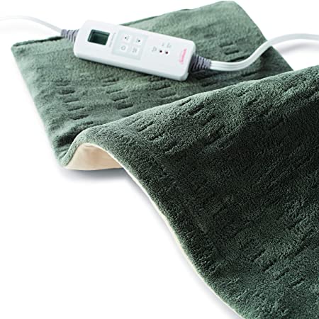 Sunbeam Xpress Heat Heating Pad, Extra Large (12" x 24") Green, 2013-912