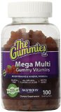 The Gummies Co Mega Multi Complete Gummy Vitamin and Mineral Formula Raspberry 100 Count