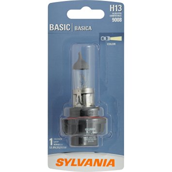 SYLVANIA H13 Basic Halogen Headlight Bulb, (Pack of 1)