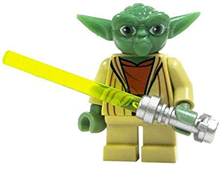 LEGO Star Wars Clone Wars Minifigure - Yoda with Lightsaber