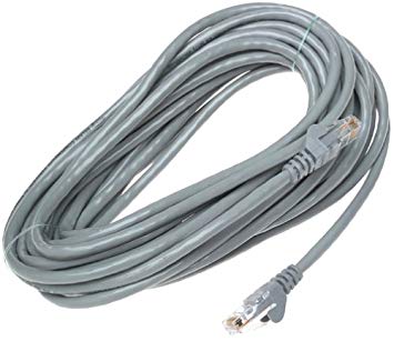 Belkin 10/100BT RJ45M/RJ45M CAT5E Snagless Utp Patch Cable (25-ft, Gray)