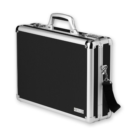 Vaultz Locking Laptop Case, Black (VZ01216)