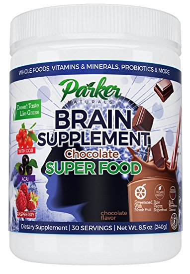 Organic Chocolate Superfood with Powerful, Natural Nootropic Brain Health & Cognitive Enhancer. Provides All Your Daily Good Nutrition with Memory Support, Clearer Thinking, Additional Motivation