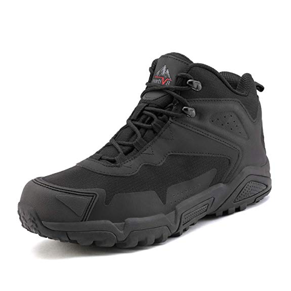 NORTIV 8 Men's Waterproof Hiking Boots Lightweight Mid Trekking Shoes