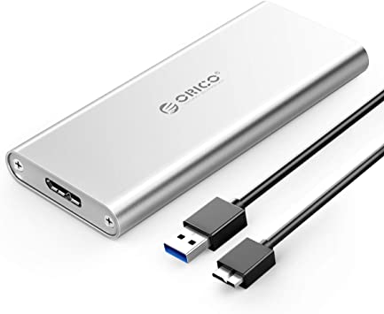 ORICO Aluminum M.2 SATA SSD to USB 3.0 Enclosure,M.2 SATA SSD External Case for 2230 2242 2260 2280 M.2 NGFF(SATA Based) SSD Support UASP