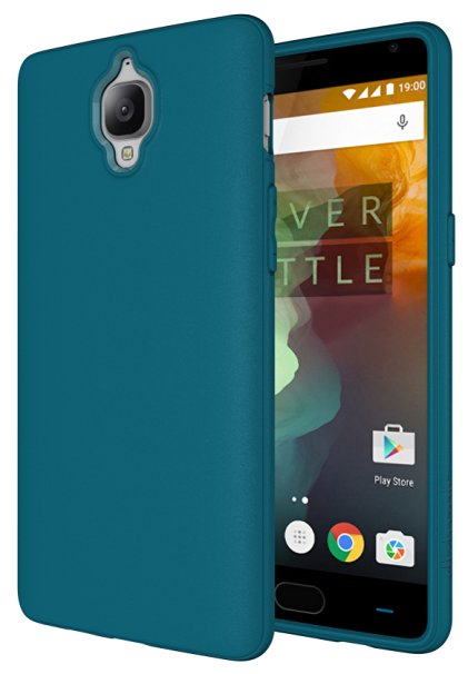 OnePlus 3 Case, Diztronic Full Matte Slim-Fit Flexible TPU Case for OnePlus 3 - Teal Blue