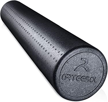 arteesol Extra Firm Yoga Column - High Density Epp Foam Roller - 30cm / 45cm / 60cm / 90cm Solid Foam Yoga Roller for Muscle Back Pain Trigger Yoga Massage Myofascial Release