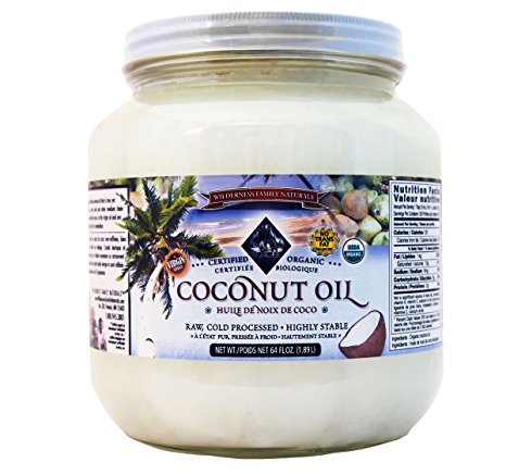 Coconut Oil, Virgin Cold Pressed, Certified Organic, 1/2 gallon